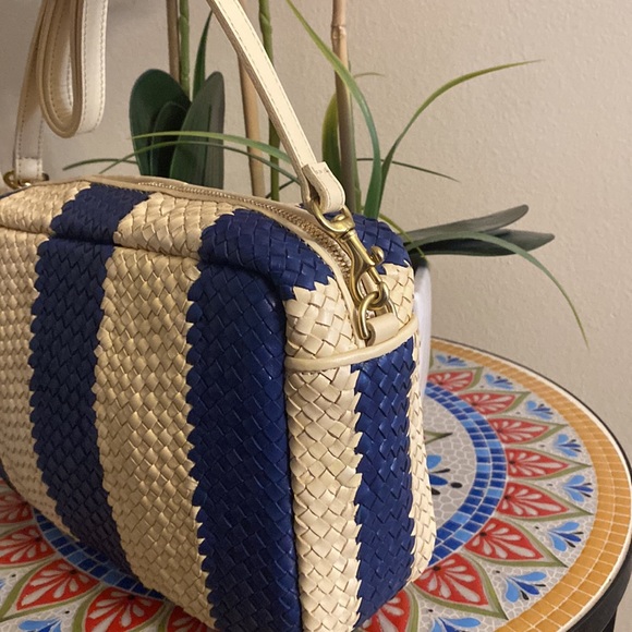 Clare V. Marisol Woven Leather  Crossbody Bag - Picture 7 of 13
